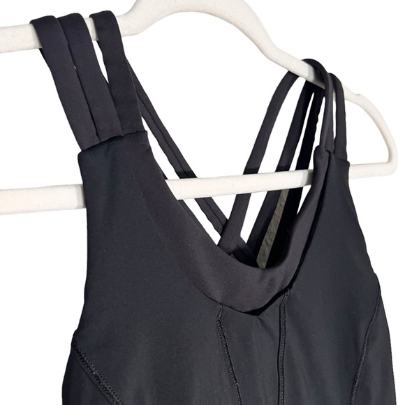 Lululemon Athletica Beat The Heat Tank in Black | 2in1 Sports Bra Size 4 - Picture 8 of 10
